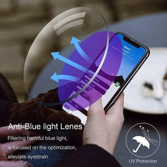 Premium Rimless Blue Light Blocking Reading Glasses | UV Protection | Lightweight Computer & Reading Eyewear