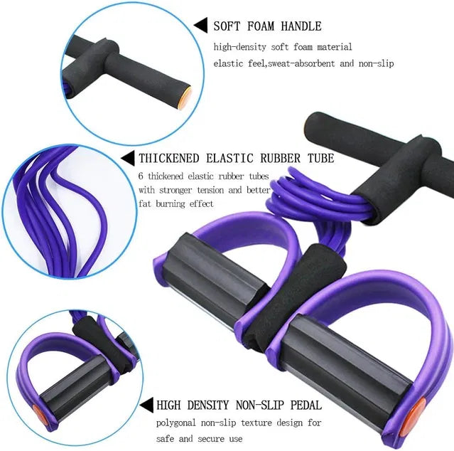 Yoga Pedal Exerciser with Resistance Band – Leg & Thigh Toning Equipment | BuyBuddy